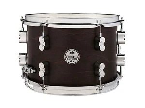 PDP 8x12 Ltd Dry Maple Snare Drum Dark Walnut Satin - Picture 1 of 2