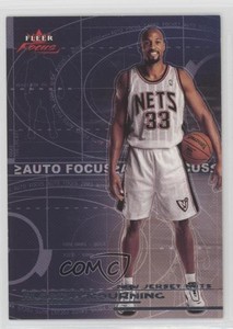 2003-04 Fleer Focus Auto Focus /250 Alonzo Mourning #15AF HOF