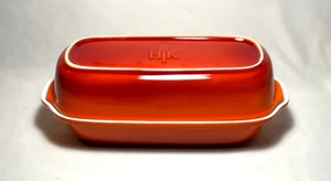 H♆K (Hell's Kitchen,G.Ramsey) 2-Pc Flame Enameled  Stoneware BREAD BAKER  2.3 qt - Picture 1 of 7