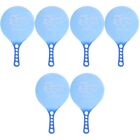 3 Pairs of Badminton Rackets Plastic Shuttlecock Paddles