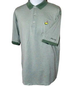 Masters Collection Golf Polo Shirt Size L Green Mercerized Cotton - Picture 1 of 4