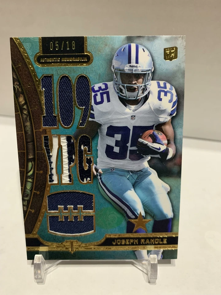 Joseph Randle 2013 Topps Triple Threads Relics Emerald /18 #TTR-JR2 Rookie RC - Image 1 of 2