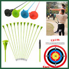 65cm Sucker Arrows Fiberglass Suction Cup + Target Papers Kids Bow Archery Game
