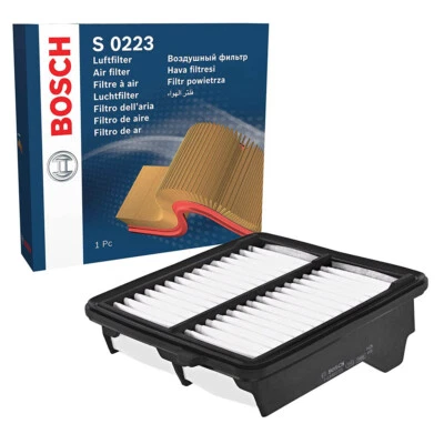 Genuine Bosch Air Filter Insert for Honda Jazz Hatchback City Saloon F026400223 - Image 1 of 4