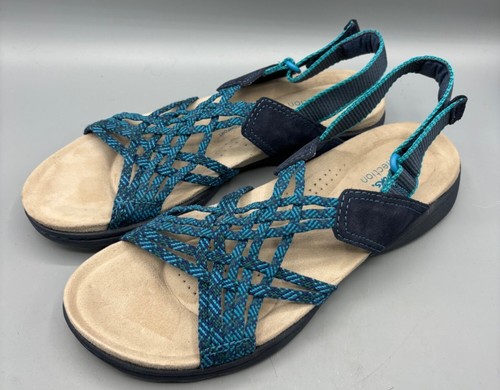 Sandali donna Clarks Collection Amanda Ease blu taglia 8 5 slingback comodi