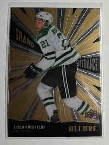 2020-21 Upper Deck Allure Hockey Grand Entrance # GE-12 Jason Robertson - Picture 1 of 4