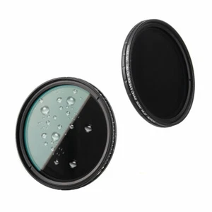 Black AU 58mm FOTGA Fader Adjustable Neutral Density Lens Filter ND2~ND40 - Picture 1 of 6