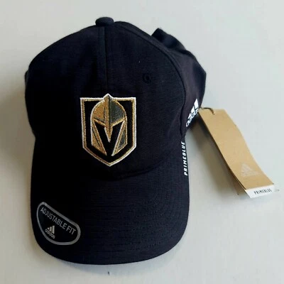 Las Vegas Golden Knights Adidas Hat Strapback Primeblue Black NHL Cap - Image 1 of 4