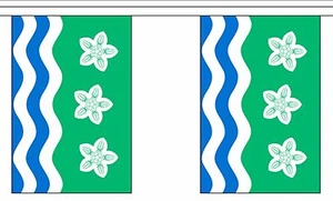 CUMBERLAND 3m BUNTING 10 FLAGS Cumbria Keswick Penrith flag 3 metres - Picture 1 of 1