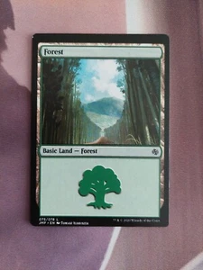 Forest 75/78 MISPRINT Magic The Gathering MTG Card - Miscut - MP7 - JMP Land - Picture 1 of 2