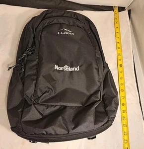 L.L. Bean Mountain Classic Cordura Norseland Black Backpack - Picture 1 of 18