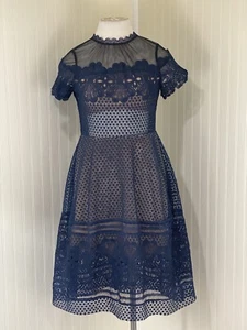 Nexiia Sheer Lace Dress Womens Size M - Picture 1 of 8