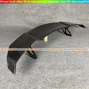 FOR 2008-2014 MERCEDES BENZ W204 C63 ABS CARBON FIBER LOOK TRUNK SPOILER WING - Picture 1 of 11