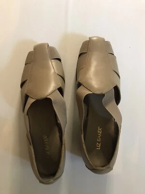 Zapatos para mujer Liz Baker talla 9M beige Foto 1 de 4