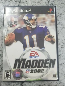 Madden NFL 2002 PS2 (Sony PlayStation 2, 2002) Free Shipping  - Picture 1 of 3