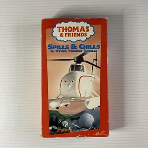 Thomas And Friends: Spills & Chills & Other Thomas Thrills (VHS 2000) Blue Tape - Picture 1 of 9