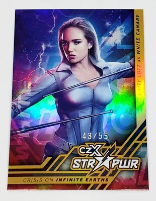 2022 CZX Crisis on Infinite Earths STR PWR Gold S04 Caity Lotz as White Canary  - Image 1 of 3