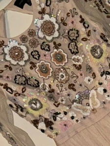 Schönes Maxikleid sehr schöne Farbe neu Nadelgröße 10 Nadel und Faden  - Bild 1 von 6