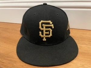 SF Giants Hat 2014 World Series New Era 59fifty Cap Size 6 7/8 Gold Logo RARE - Picture 1 of 9