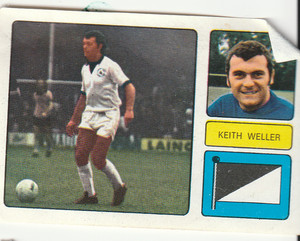FKS Soccer Stars 1973/74 Edition Spare Stamp: Keith Weller Leicester City