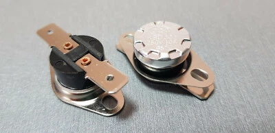 KSD301 95°C N.O. (Normally Open) Thermostat Switch 10A 250V AC Pack of 2 - image 1 of 3