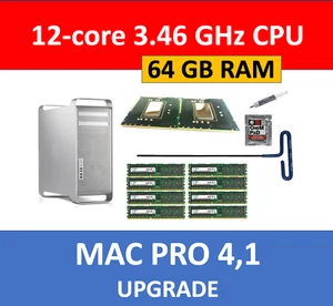 CPU 12 núcleos X5690 3,46 Hz + memoria 64 GB 1333 MHz Apple Mac Pro 4,1 5,1 delidded - Imagen 1 de 5