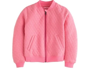 BISBY (by Little English)Quilt Sweatshirt Bomber Jacket Rose NWT Girl XL (12/14) - Picture 1 of 1