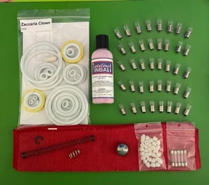Kit de puesta a punto de mantenimiento de máquina de pinball payaso Zaccaria 1985 - Imagen 1 de 3