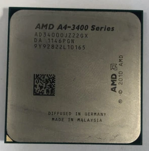 AMD AD3400OJZ22HX A4-Series A4-3400 2.7GHz FM1 Socket Dual-Core CPU Processor - Picture 1 of 2
