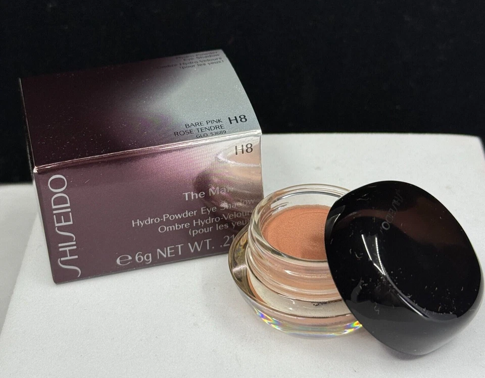 Sombra Shiseido H8 rosa nua hidro-pó nova na caixa 0,21 oz (SEM APLICADOR) - Imagem 1 de 4
