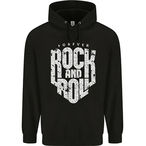 Forever Rock and Roll Guitar Music Childrens Kids Hoodie - Picture 1 of 84