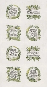 Happiness Blooms By Deb Strain For Moda - White Washed Panel  #56050-11 - Picture 1 of 1