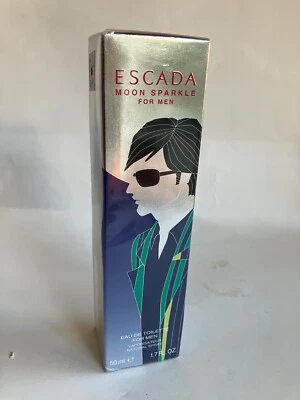 Escada MOON SPARKLE 1.7oz EDT Spray para Hombres, 100% AUTÉNTICO, SELLADO, MUY RARO Foto 1 de 2