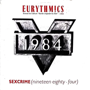 Eurythmics - Sexcrime - 1984 - Vinyle 7" 45 Tours Rpm - 90 161 Electro Pop Rock - Imagen 1 de 3