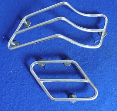 Genuine Harley Davidson FLH FLT Side Cover Guards Chrome Trim 1980-1992 - Image 1 of 4