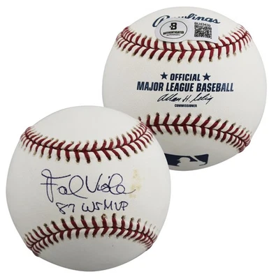 Gemelos Frank Viola "87 WS MVP" Auténtico Firmado Selig OML Béisbol BAS #BU43439 Foto 1 de 4