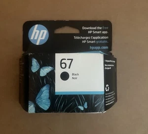 HP 67 Black Original Ink Cartridge 3YM56AN 140 NEW EXP NOV 2026 - Picture 1 of 2
