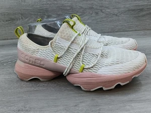 Sorel Kinetic Women's Sneakers White Pink Lace Up Athletic Shoes Size 10 - Picture 1 of 10