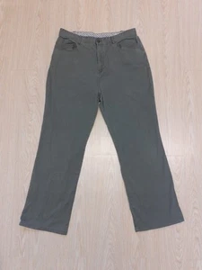 M&S Classic Size 14S Khaki Green Stretch Cotton Trousers - Picture 1 of 11