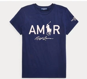Ralph Lauren T-Shirt Amour Pink Pony Limited Xxl Blau - Bild 1 von 11