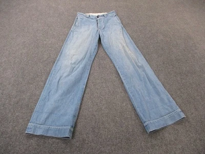 Imogene Willie Jeans Women 26 Blue Wide Leg Straight Faded USA Made Classic - Image 1 of 4