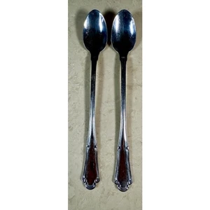 2 cucchiaini da tè ghiacciati Wallace Empire 7 1/2" 18/10 - Foto 1 di 3