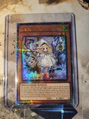 Yu-Gi-Oh Elzette of the White Forest / Quarter Century Rare/ AMI - Bild 1 von 2