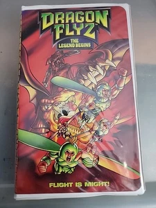 Vintage 90’s Cartoons Dragon Flyz The Legend Begins VHS 1996 Clamshell Case - Picture 1 of 3