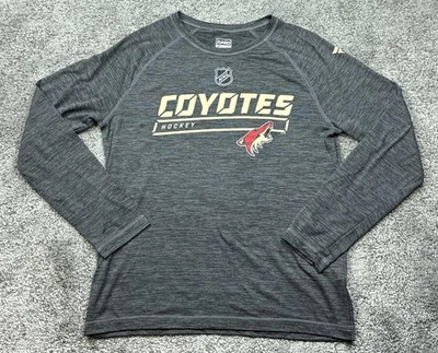 Arizona Coyotes Shirt Long Sleeve Mens Medium NHL Hockey Fanatics Authentic Pro - Image 1 of 4