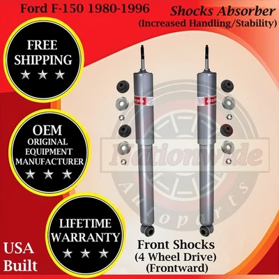 KYB Genuine OEM Front Shock For 1980-1996 Ford F-150 4WD Lifetime Warranty - Image 1 of 4