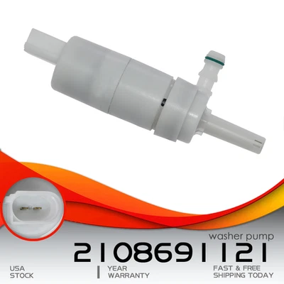 Washer Pump 2108691121 For Mercedes-Benz SL63 AMG SL550 C230 C240 C280 Foto 1 de 4