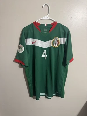 Camiseta local Nike México Rafael Márquez 4 Mundial 2006 Foto 1 de 4