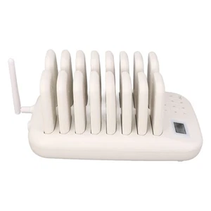 (AU)Wireless Calling System 16 Pagers 500M Touch Control Maximum 998 Restaurant - Zdjęcie 1 z 12