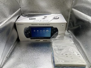 Sony PlayStation Portable Value Pack - Negro (PSP-1001K) SOLO CAJA Y MANUALES - Imagen 1 de 6